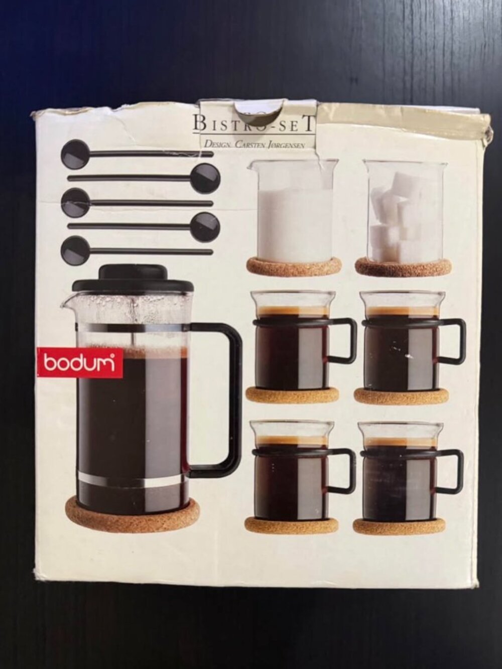 Vintage Bodum 12pc Bistro Set